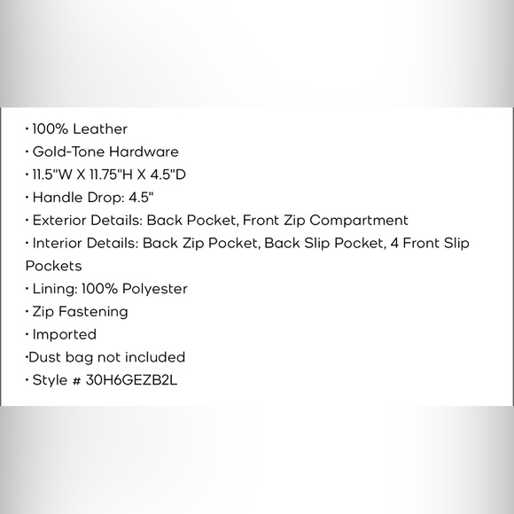 NWOT Michael Kors Rhea Backpack - Picture 4 of 7